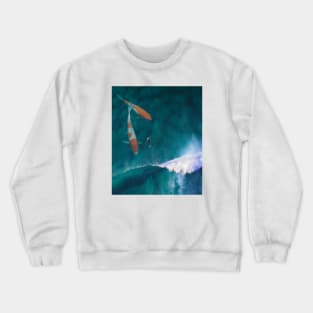 Surfer Koi-fish Crewneck Sweatshirt